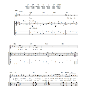 Hard-Fi Gotta Reason Musik Noten - Guitar Tab - 33161-0
