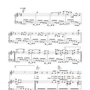 Hard-Fi Living For The Weekend Musik Noten - Piano, Vocal & Guitar Chords - 33027-0
