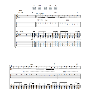 Hard-Fi Stars Of CCTV Musik Noten - Guitar Tab - 33154-0