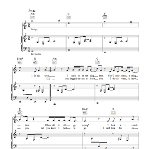 Hard-Fi The King Musik Noten - Piano, Vocal & Guitar Chords - 39005-0