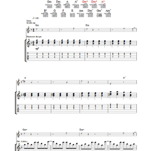 Hard-Fi Tied Up Too Tight Musik Noten - Guitar Tab - 33155-0