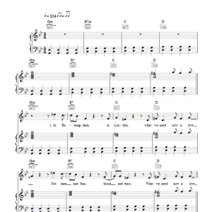 Hard-Fi We Need Love Musik Noten - Piano, Vocal & Guitar Chords - 39014-0