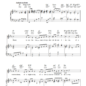 Harold Purcell Never Say Goodbye Musik Noten - Piano, Vocal & Guitar Chords - 40299-0