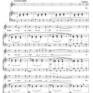 Harold Rome The Thought Of You Musik Noten - Piano & Vocal - 77106-0