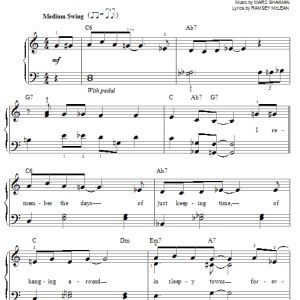 Harry Connick Jr. A Wink And A Smile Musik Noten - Easy Piano - 20228-0