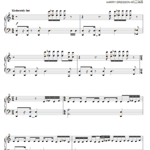 Harry Gregson-Williams The Sands Of Time Musik Noten - Piano Solo - 75548-0