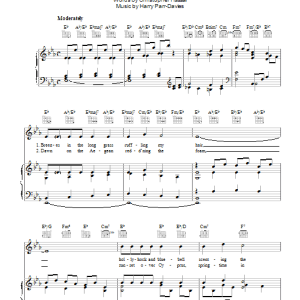 Harry Parr-Davies I Leave My Heart In An English Garden Musik Noten - Piano, Vocal & Guitar Chords - 43591-0