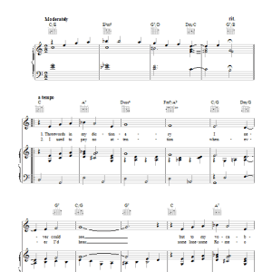 Harry Ruby Three Little Words Musik Noten - Piano, Vocal & Guitar Chords - 43681-0