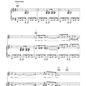Harry Warren Chattanooga Choo Choo Musik Noten - Piano, Vocal & Guitar Chords - 39152-0