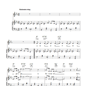 Harry Warren I've Got A Gal In Kalamazoo Musik Noten - Piano, Vocal & Guitar Chords - 41467-0