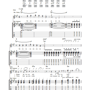 Hawksley Workman Clever Not Beautiful Musik Noten - Guitar Tab - 34662-0