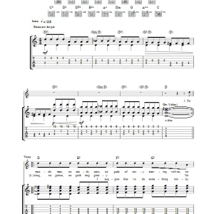 Hawksley Workman Jealous Of Your Cigarette Musik Noten - Guitar Tab - 34377-0