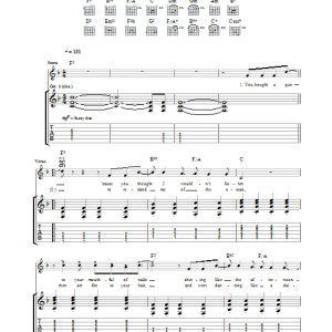 Hawksley Workman Little Tragedies Musik Noten - Guitar Tab - 34777-0