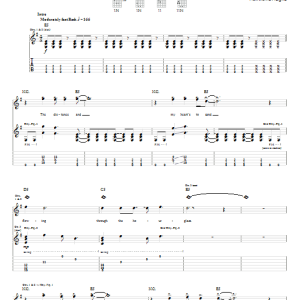 Hawthorne Heights Life On Standby Musik Noten - Guitar Tab - 65419-0