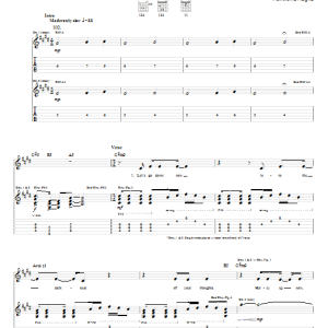 Hawthorne Heights Niki FM Musik Noten - Guitar Tab - 65420-0