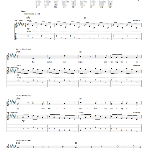 Hawthorne Heights Screenwriting An Apology Musik Noten - Guitar Tab - 65423-0