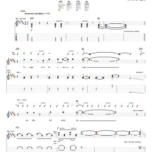 Hawthorne Heights Silver Bullet Musik Noten - Guitar Tab - 65424-0