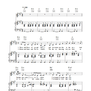 Hayley Westenra Both Sides Now Musik Noten - Piano, Vocal & Guitar Chords - 34093-0