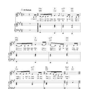 Hayley Westenra May It Be (from Lord Of The Rings: The Fellowship Of The Ring) Musik Noten - Piano, Vocal & Guitar Chords - 34100-0