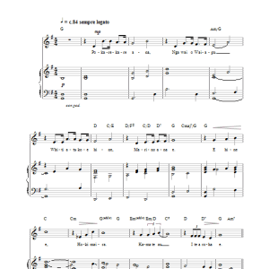 Hayley Westenra Pokarekare Ana Musik Noten - Piano, Vocal & Guitar Chords - 26548-0