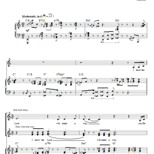Heather Headley I Know The Lord Will Make A Way Musik Noten - Piano, Vocal & Guitar Chords - 71641-0