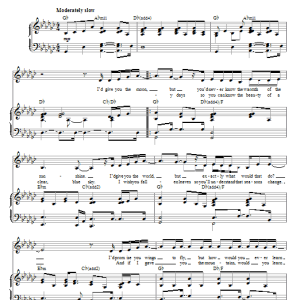 Heather Headley I Wish Musik Noten - Piano, Vocal & Guitar Chords - 71639-0
