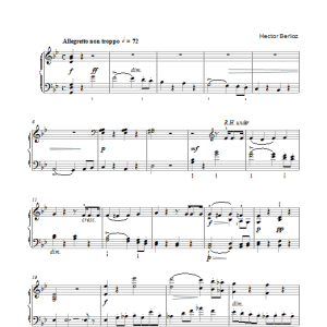 Hector Berlioz March To The Scaffold (from Symphonie Fantastique) Musik Noten - Piano Solo - 46774-0