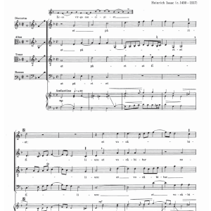 Heinrich Isaac Ecce Virgo Concipies Musik Noten - SATB Choir - 121937-0