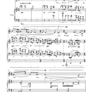 Helen Grime Nobody Comes (for low voice and piano) Musik Noten - Piano & Vocal - 46075-0