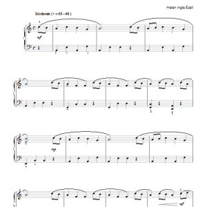 Helen Ingle Ezell Across The Desert Musik Noten - Piano Solo - 109063-0