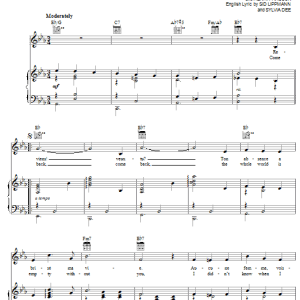Henri Christine Reviens (Come Back) Musik Noten - Piano, Vocal & Guitar Chords - 57607-0