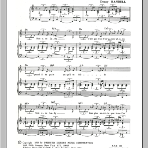 Henri Salvador Act Like A Lady (Sois Une Lady) Musik Noten - Piano & Vocal - 115531-0
