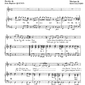 Henri Salvador Appelez Vite Un Docteur Musik Noten - Piano & Vocal - 114943-0