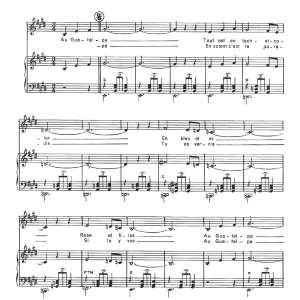 Henri Salvador Au Gatalpa Musik Noten - Piano & Vocal - 114949-0