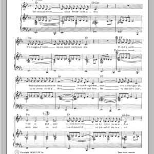 Henri Salvador Au Revoir Ou Un Adieu Musik Noten - Piano & Vocal - 115563-0