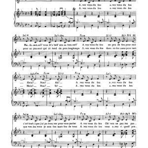 Henri Salvador Avez Vous Du Feu Musik Noten - Piano & Vocal - 114951-0
