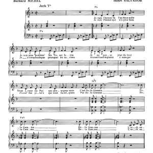 Henri Salvador Beta Gamma L'Ordinateur Musik Noten - Piano & Vocal - 114953-0