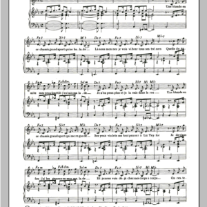 Henri Salvador Blonde En Or Musik Noten - Piano & Vocal - 115582-0