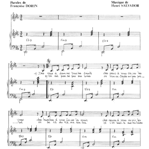 Henri Salvador Bon Dieu! Qu'elle Est Con Musik Noten - Piano & Vocal - 114956-0