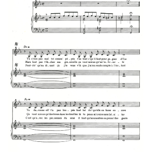 Henri Salvador C'est Dommage Musik Noten - Piano & Vocal - 114923-0