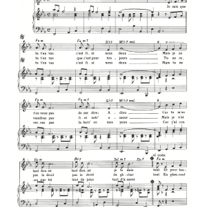 Henri Salvador C'est Fini (Pour) Nous Deux Musik Noten - Piano & Vocal - 114924-0