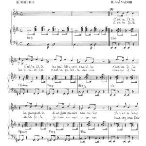 Henri Salvador C'est La Fete Musik Noten - Piano & Vocal - 114925-0