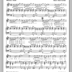Henri Salvador C'est Toi Le Plus Gentil Musik Noten - Piano & Vocal - 114932-0