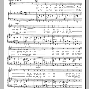 Henri Salvador C'etait Toute Mon Enfance Musik Noten - Piano & Vocal - 114933-0