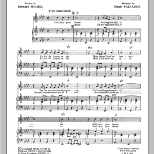 Henri Salvador Coiffeur Pour Dames Musik Noten - Piano & Vocal - 114968-0