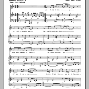 Henri Salvador Comme Un Souffle Au Coeur Musik Noten - Piano & Vocal - 114970-0