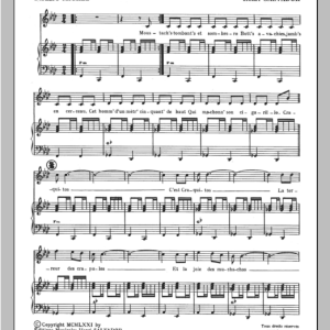 Henri Salvador Craquitos Musik Noten - Piano & Vocal - 114974-0