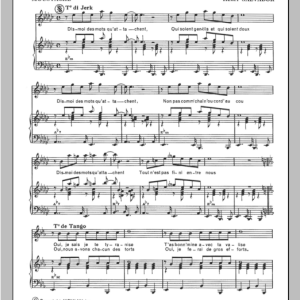 Henri Salvador Dis Moi Des Mots Qui Attachent Musik Noten - Piano & Vocal - 114999-0