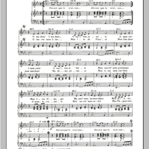 Henri Salvador Dis Moi Que Tu M'aimes Musik Noten - Piano & Vocal - 115000-0