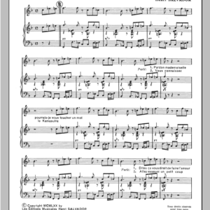 Henri Salvador Erotico-Vieillot Musik Noten - Piano & Vocal - 115022-0